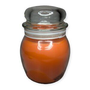 White Barn 15 Oz Jar Candle- Creamy Caramel New